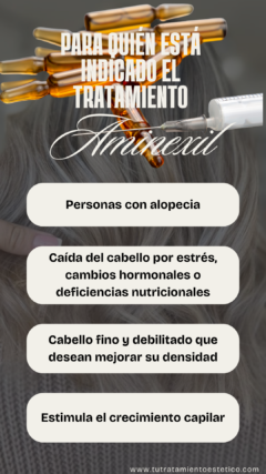 Tratamiento anticaída con Aminexil