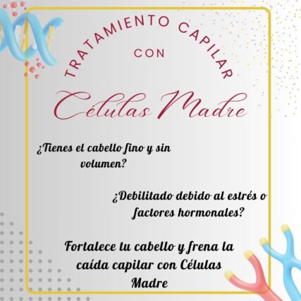Tratamiento capilar con células madre